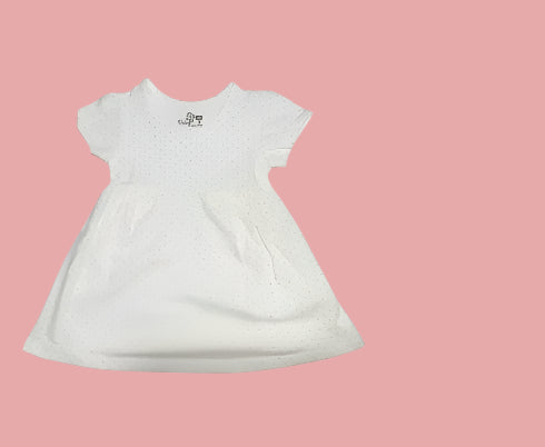 Printed Cotton Frock – Short Sleeves, 2–3 Years