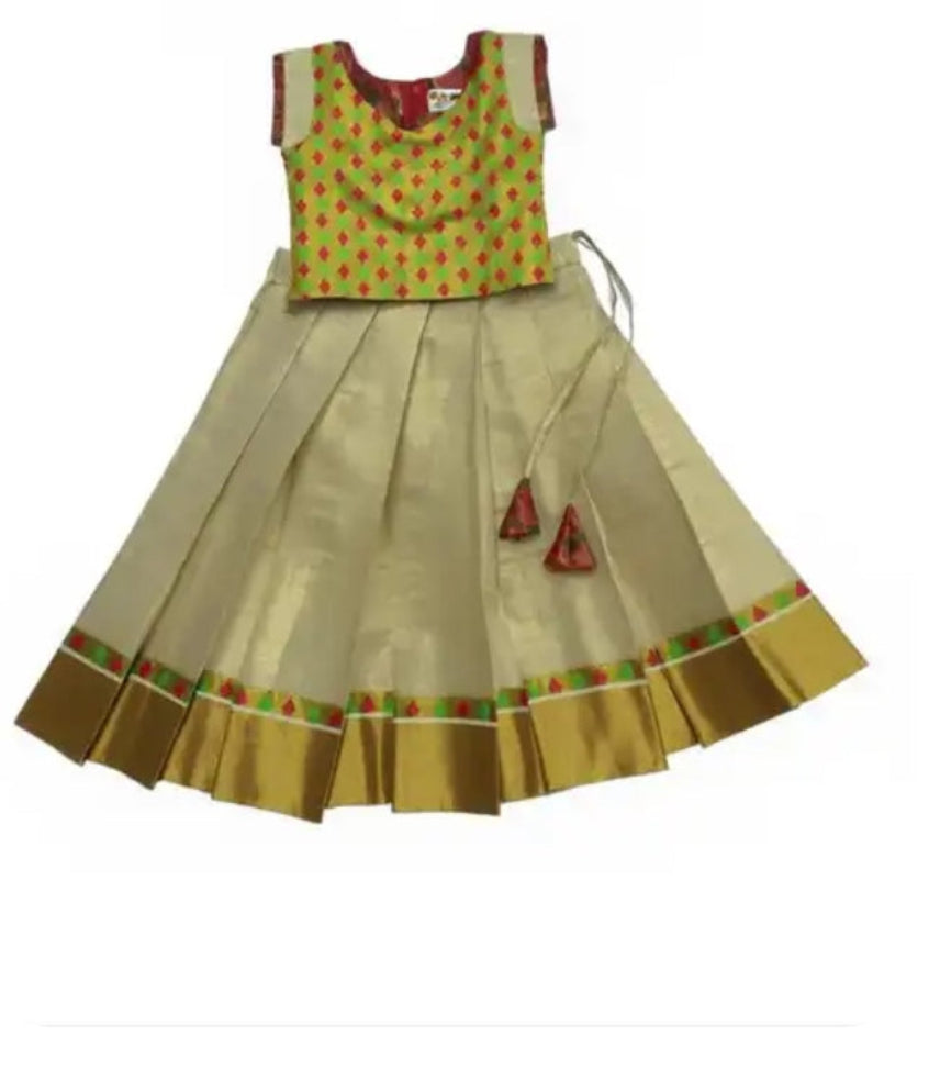 Girls Kerala Traditional/Ethnic Wear