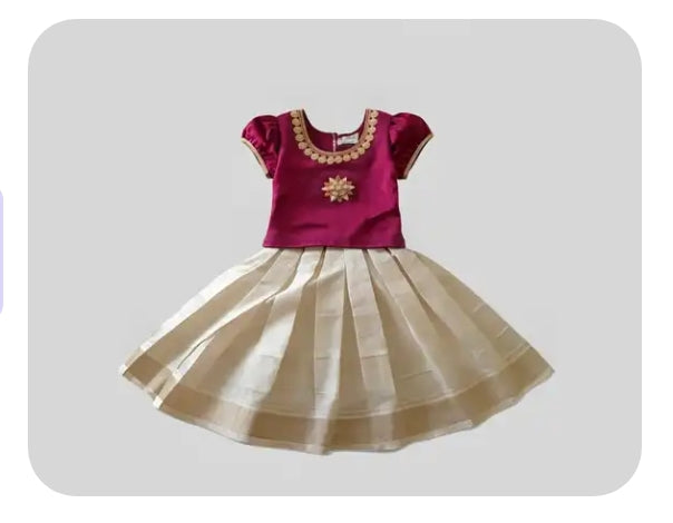 Girls Kerala Ethnic/Traditional wear