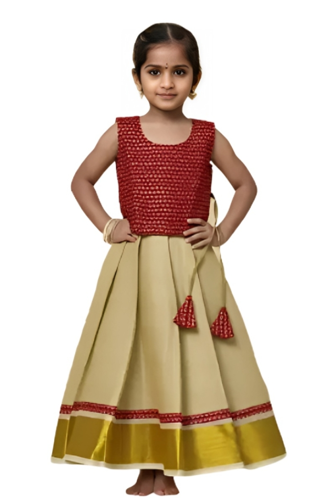 Girl Kerala Traditional/Ethnic Wear