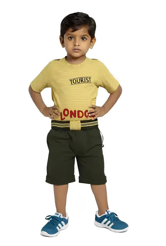 Half Sleeve TShirt With Shorts